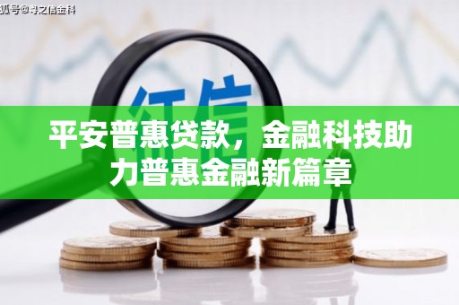 木垒平安普惠贷款，金融科技助力普惠金融新篇章