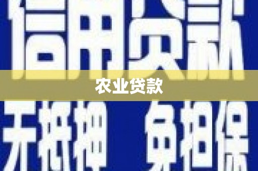 木垒农业贷款