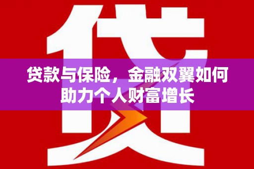 木垒贷款与保险，金融双翼如何助力个人财富增长