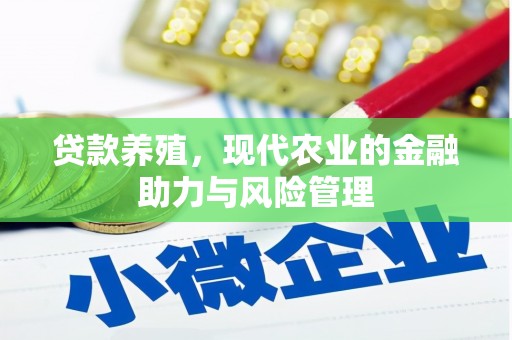 木垒贷款养殖，现代农业的金融助力与风险管理