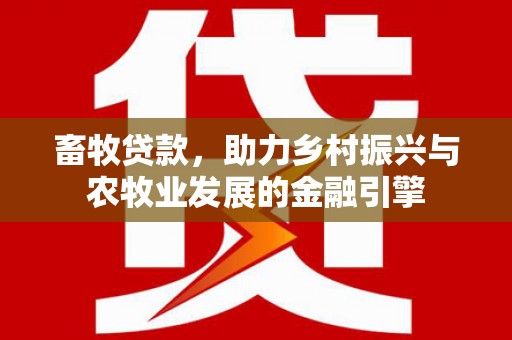 木垒畜牧贷款，助力乡村振兴与农牧业发展的金融引擎