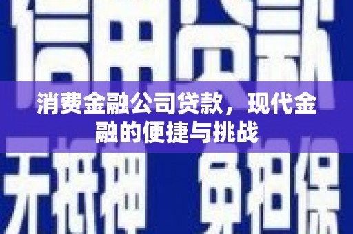 木垒消费金融公司贷款，现代金融的便捷与挑战