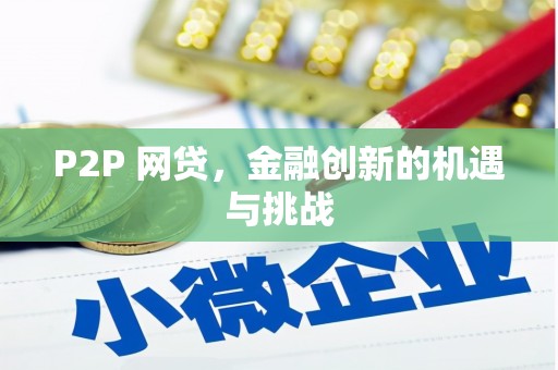 木垒P2P 网贷，金融创新的机遇与挑战