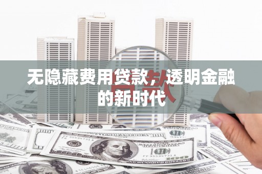 木垒无隐藏费用贷款，透明金融的新时代