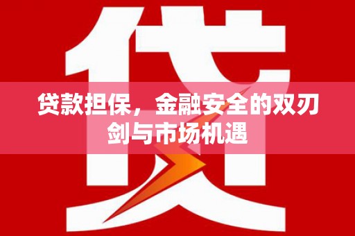 木垒贷款担保，金融安全的双刃剑与市场机遇
