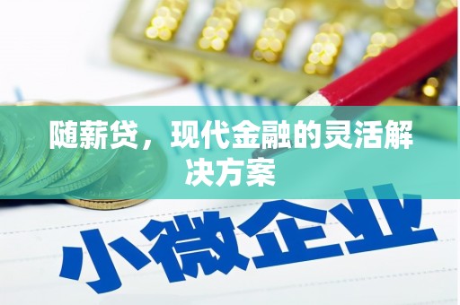木垒随薪贷，现代金融的灵活解决方案