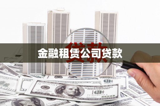 木垒金融租赁公司贷款