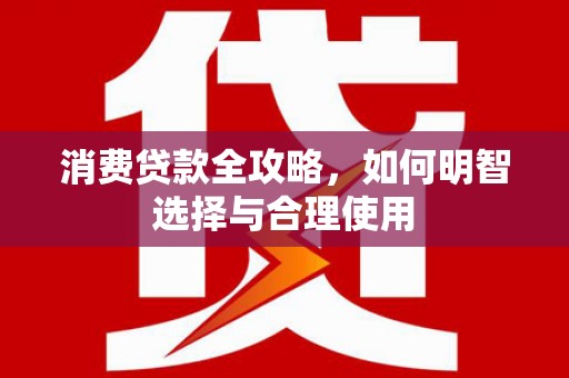 木垒消费贷款全攻略，如何明智选择与合理使用
