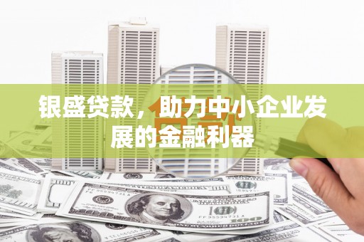 木垒银盛贷款，助力中小企业发展的金融利器