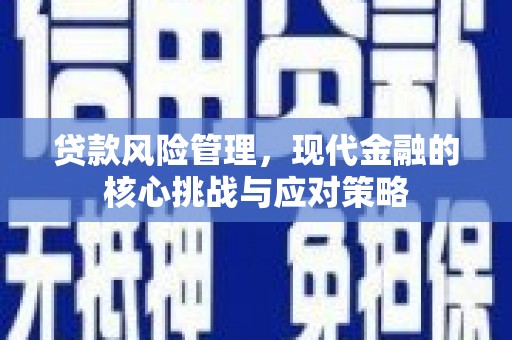 木垒贷款风险管理，现代金融的核心挑战与应对策略