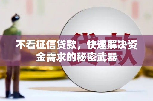 木垒不看征信贷款，快速解决资金需求的秘密武器