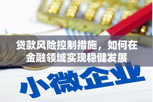 木垒贷款风险控制措施，如何在金融领域实现稳健发展