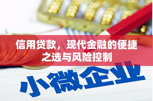 木垒信用贷款，现代金融的便捷之选与风险控制