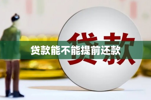 木垒贷款能不能提前还款