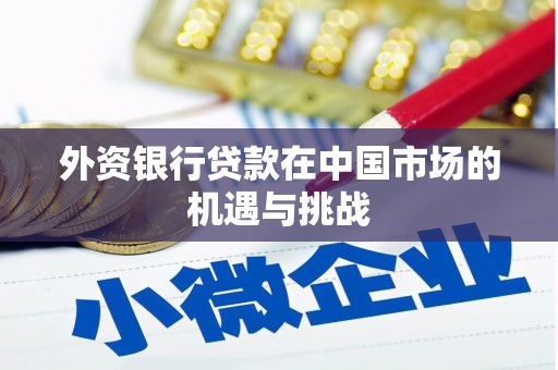 木垒外资银行贷款在中国市场的机遇与挑战