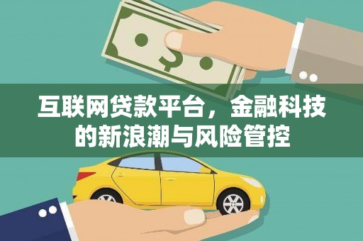 木垒互联网贷款平台，金融科技的新浪潮与风险管控