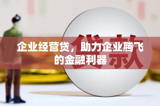 木垒企业经营贷，助力企业腾飞的金融利器