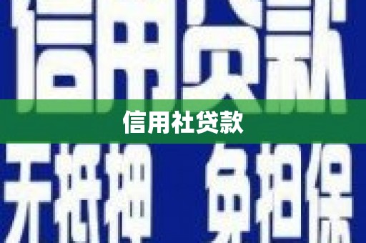 木垒信用社贷款