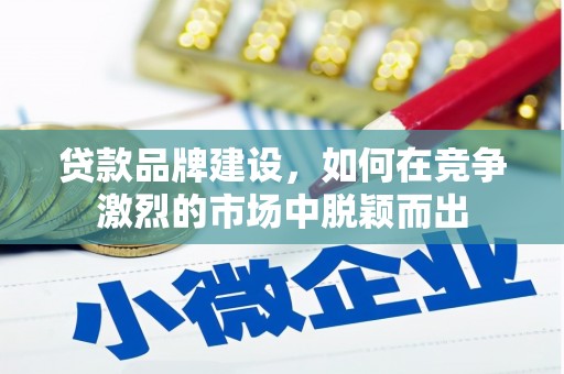 木垒贷款品牌建设，如何在竞争激烈的市场中脱颖而出
