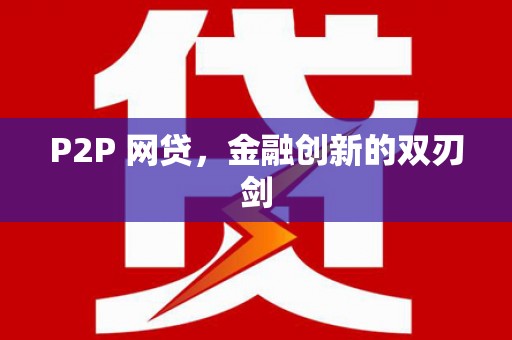 木垒P2P 网贷，金融创新的双刃剑