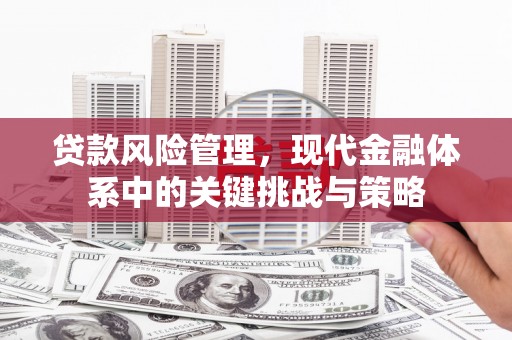 木垒贷款风险管理，现代金融体系中的关键挑战与策略
