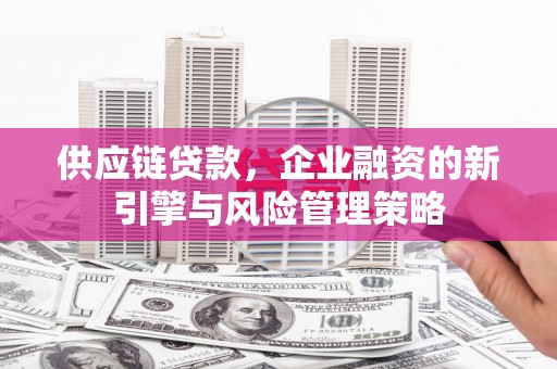 木垒供应链贷款，企业融资的新引擎与风险管理策略