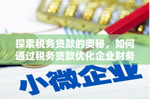 木垒探索税务贷款的奥秘，如何通过税务贷款优化企业财务