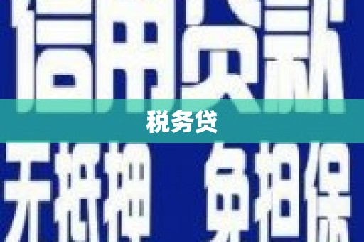 木垒税务贷