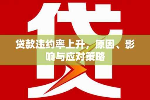 木垒贷款违约率上升，原因、影响与应对策略