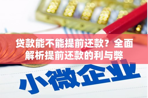 木垒贷款能不能提前还款？全面解析提前还款的利与弊