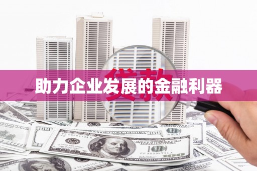木垒助力企业发展的金融利器