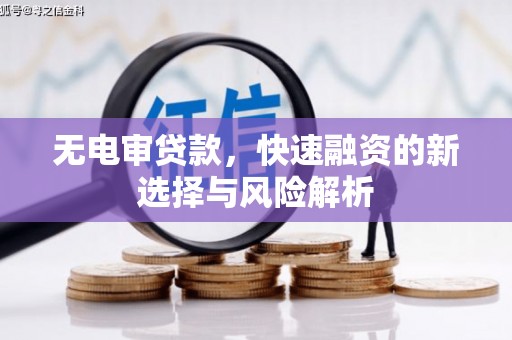 木垒无电审贷款，快速融资的新选择与风险解析