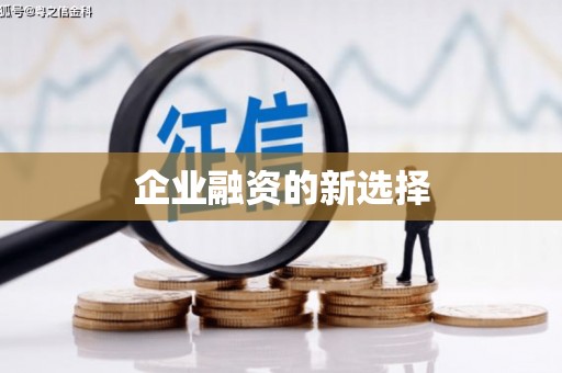 木垒企业融资的新选择