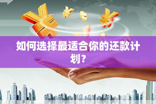 木垒如何选择最适合你的还款计划？