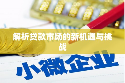 木垒解析贷款市场的新机遇与挑战