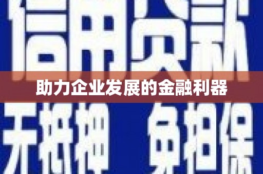 木垒助力企业发展的金融利器